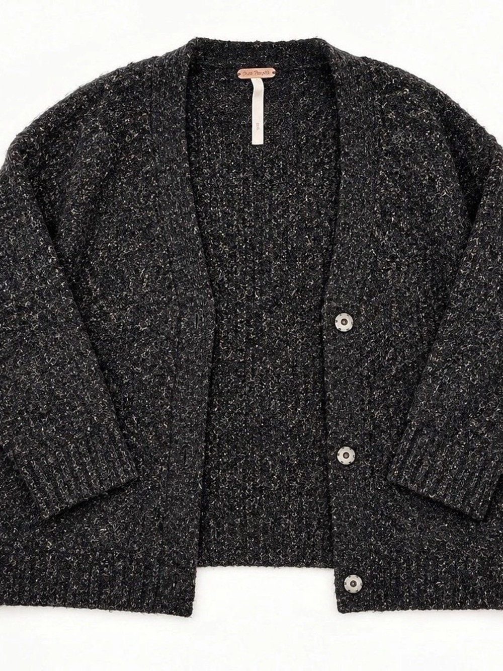 Free People FP One Wyatt Cardi Cardigan Black Size Small